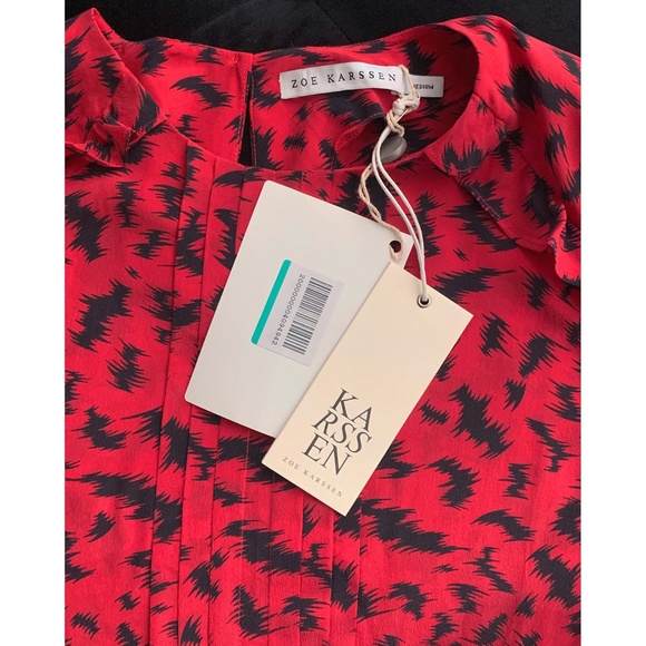 Zoe Karssen | Printed Silk Crepe Dress - Picture 9 of 9